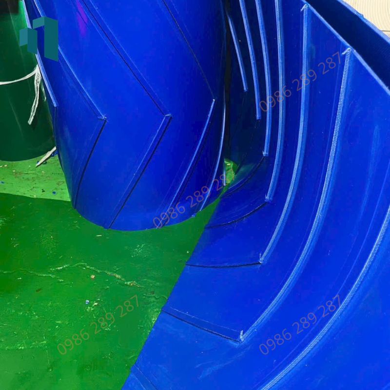 Băng Tải PVC Xanh Gân V